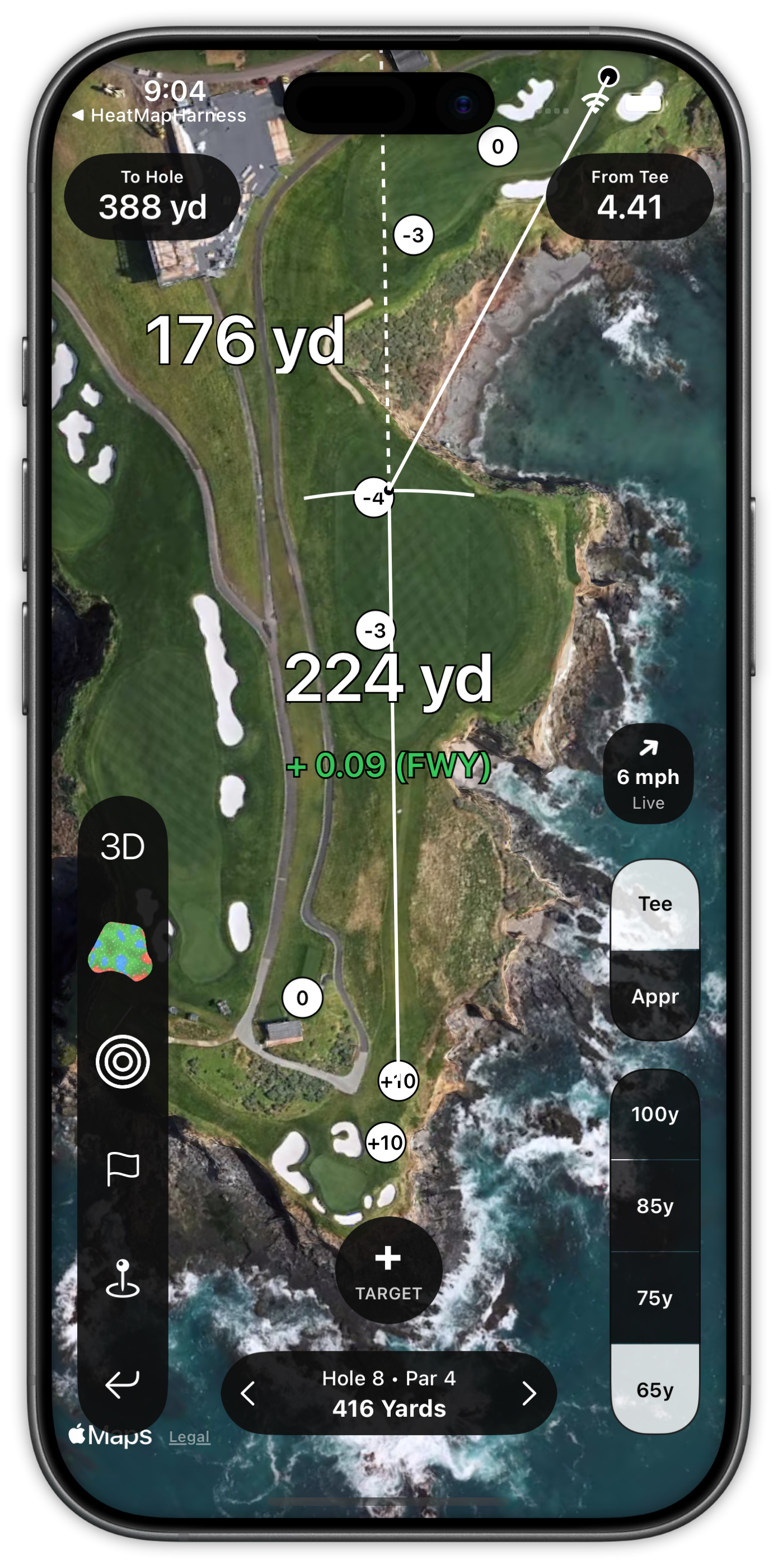 Pebble Beach #8 - Measure Landing Area