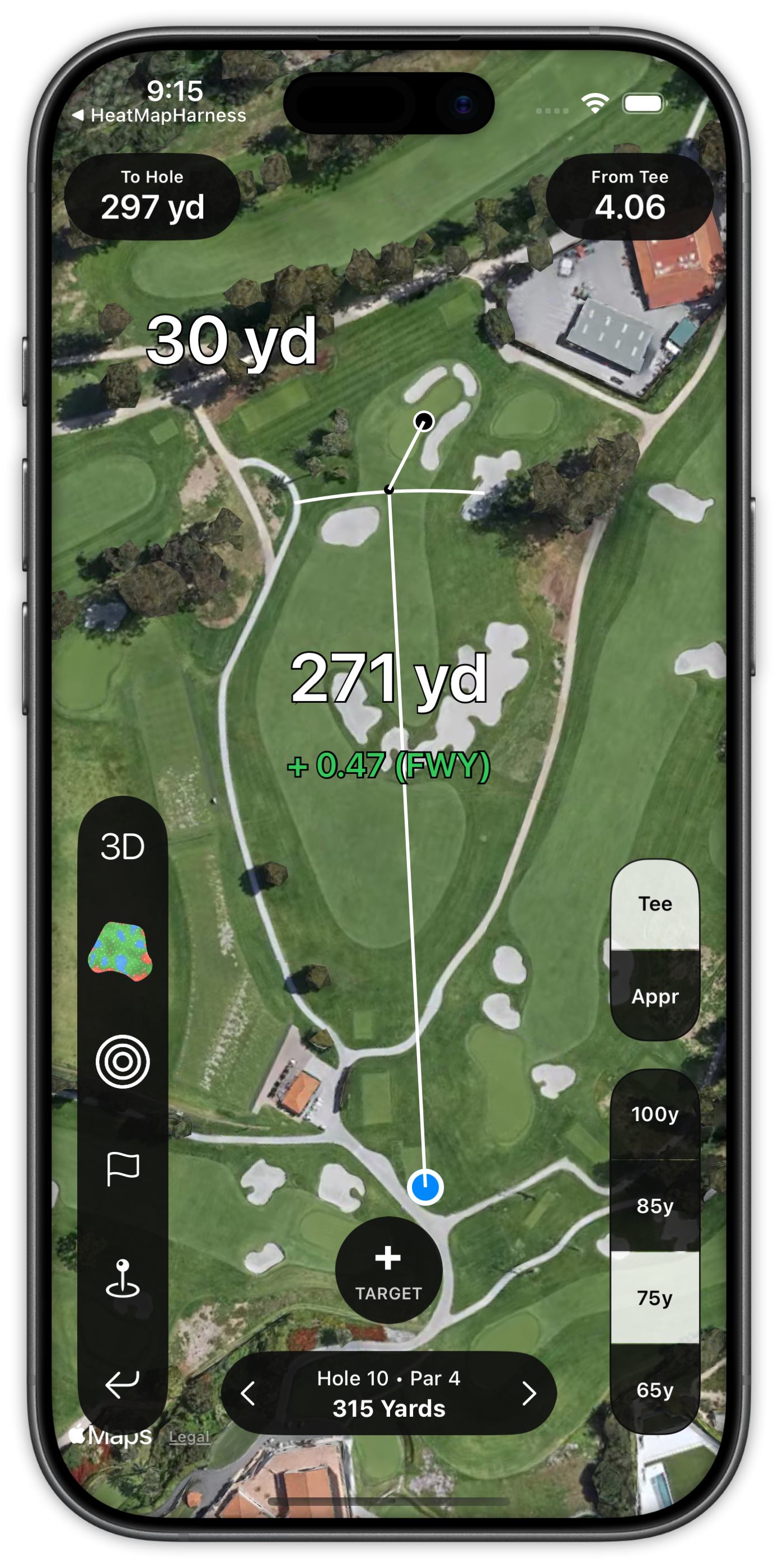 Riviera Country Club - Hole 10