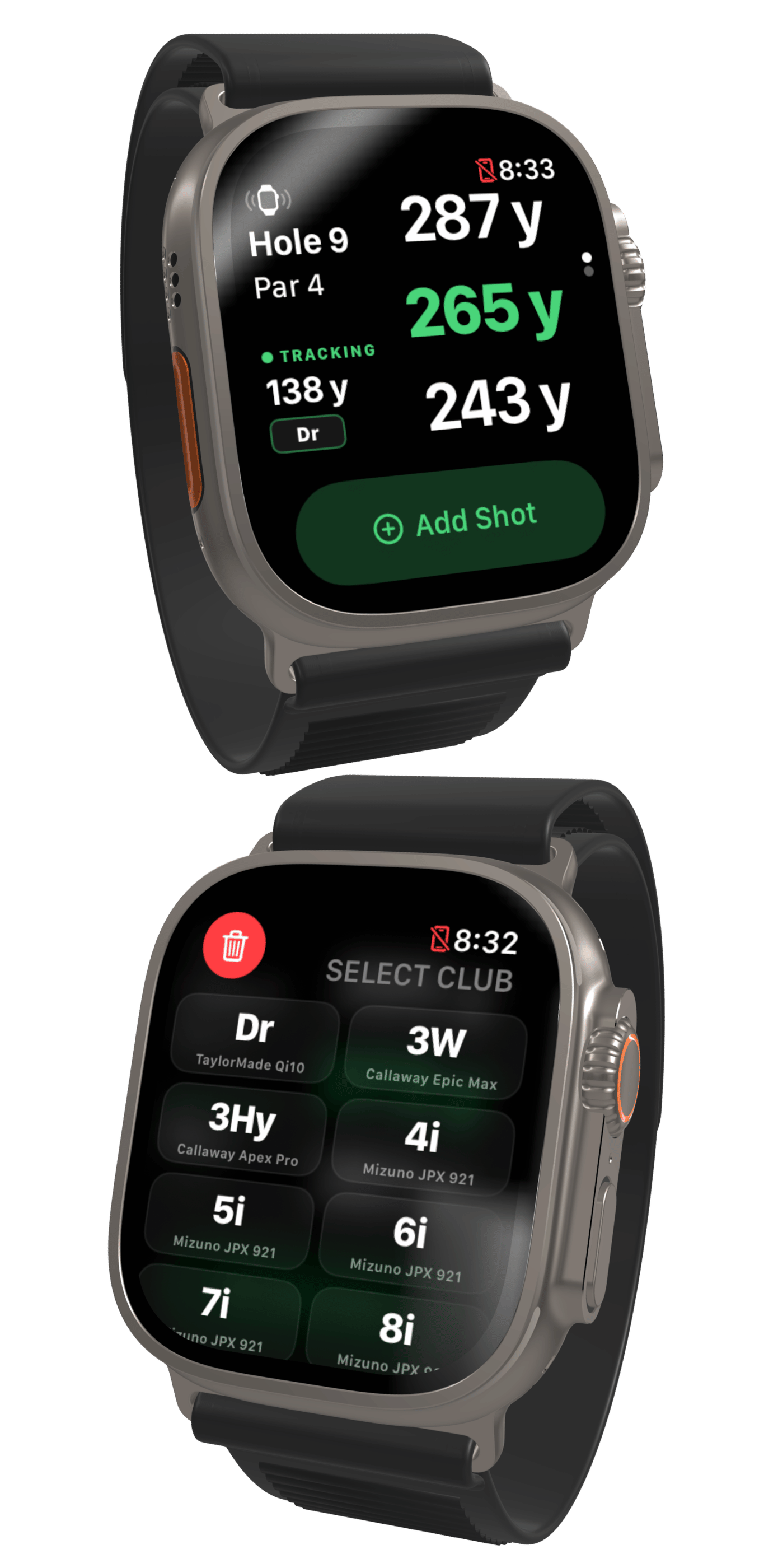 Shot Pattern Watch App with Shot Tracking