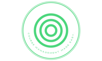 Shot Pattern Logo Dark Background
